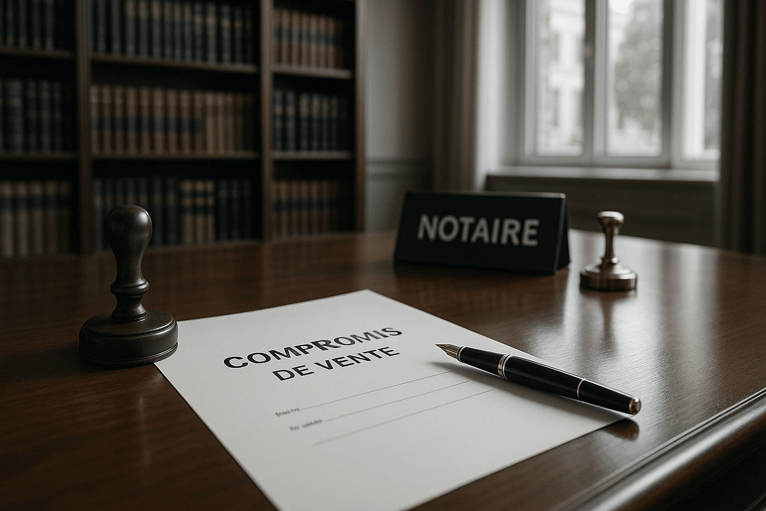 compromis de vente notaire